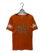 Champion×HARLEY-DAVIDSONチャンピオン×ハーレーダビッドソン）の古着「70～80's ヴィンテージTシャツ」｜オレンジ
