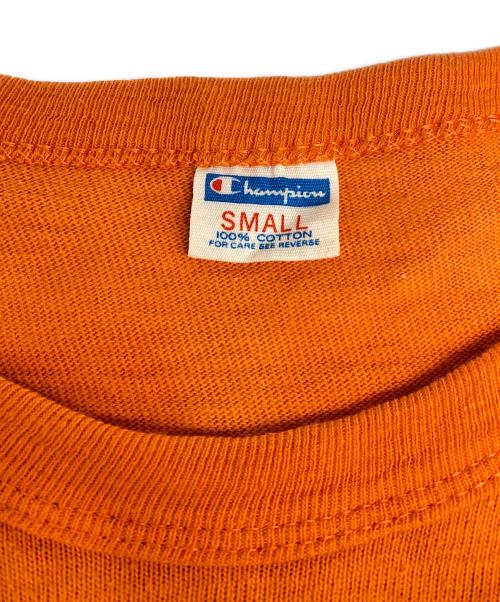 Champion（チャンピオン）Champion (チャンピオン) HARLEY-DAVIDSON (ハーレーダビッドソン) 70～80's ヴィンテージTシャツ オレンジ サイズ:Sの古着・服飾アイテム