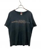 HARLEY-DAVIDSONハーレーダビッドソン）の古着「00's ヴィンテージTシャツ」｜ブラック