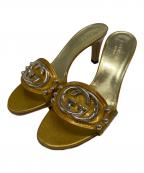 GUCCIグッチ）の古着「ヒールパンプス」｜イエロー