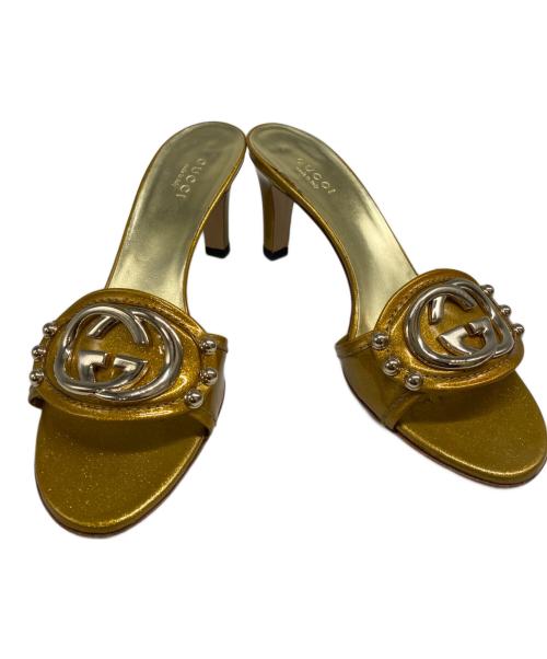 GUCCI（グッチ）GUCCI (グッチ) ヒールパンプス イエロー サイズ:35Cの古着・服飾アイテム