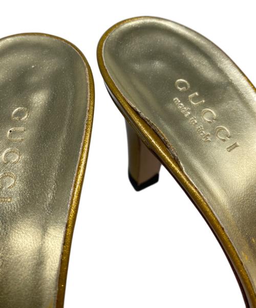 GUCCI（グッチ）GUCCI (グッチ) ヒールパンプス イエロー サイズ:35Cの古着・服飾アイテム