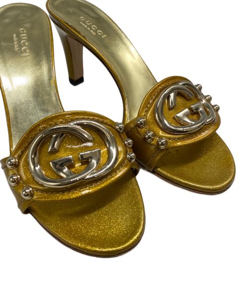 GUCCI（グッチ）GUCCI (グッチ) ヒールパンプス イエロー サイズ:35Cの古着・服飾アイテム