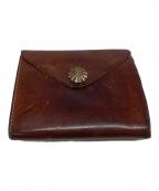 RRLダブルアールエル）の古着「2つ折りコンチョボタン財布」｜ブラウン