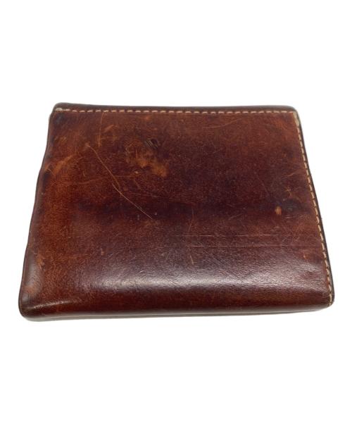 RRL（ダブルアールエル）RRL (ダブルアールエル) 2つ折りコンチョボタン財布 ブラウンの古着・服飾アイテム