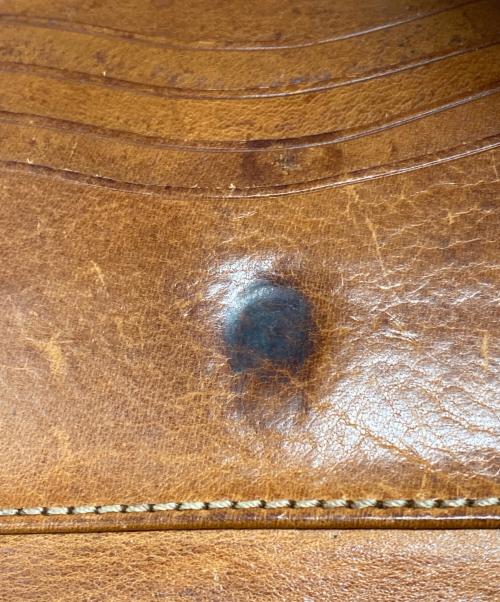 RRL（ダブルアールエル）RRL (ダブルアールエル) 2つ折りコンチョボタン財布 ブラウンの古着・服飾アイテム