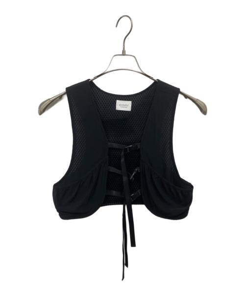 emmi（エミ）emmi (エミ) スポーティメッシュコンパクトベスト ブラック サイズ:FREEの古着・服飾アイテム