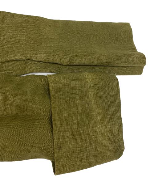 MaxMara（マックスマーラ）MaxMara (マックスマーラ) リネン2Bジャケット グリーン サイズ:40の古着・服飾アイテム