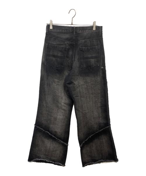 HARE（ハレ）HARE (ハレ) コンバートフリンジデニムパンツ ブラック サイズ:Ｓの古着・服飾アイテム