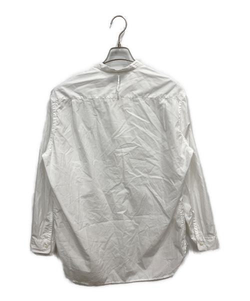 Graphpaper（グラフペーパー）Graphpaper (グラフペーパー) Broad L/S Band Collar Shirt ホワイト サイズ:1の古着・服飾アイテム