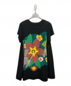 TOKUKO1erVOLトクコプルミエヴォル）の古着「総柄ワンピース」｜ブラック
