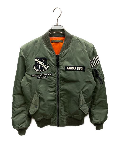 AVIREX（アヴィレックス）AVIREX (アヴィレックス) MA-1ジャケット カーキ サイズ:Lの古着・服飾アイテム