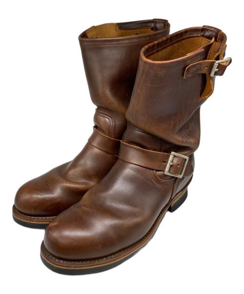 RED WING（レッドウィング）RED WING (レッドウィング) エンジニアブーツ ブラウン サイズ:9の古着・服飾アイテム