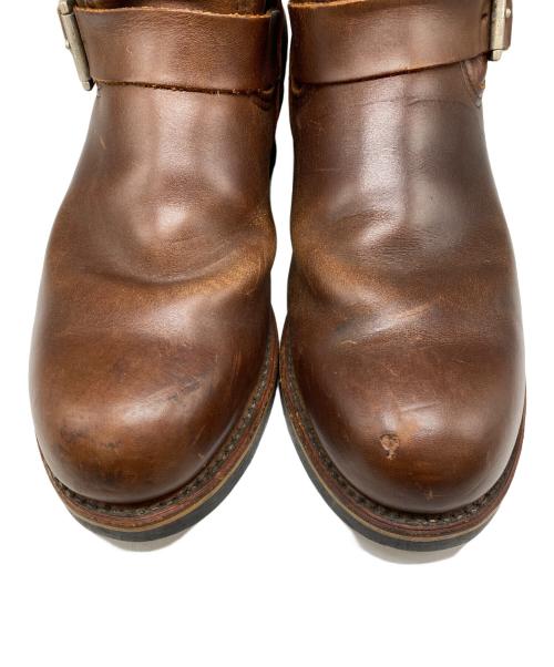 RED WING（レッドウィング）RED WING (レッドウィング) エンジニアブーツ ブラウン サイズ:9の古着・服飾アイテム