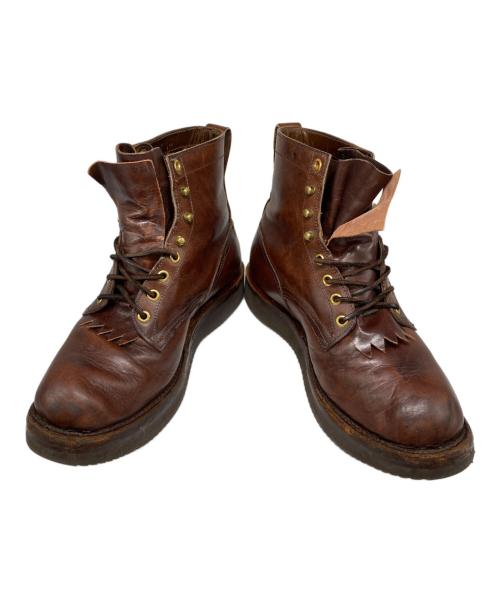 GRIZZLY BOOT CO.（グリズリーブーツ）GRIZZLY BOOT CO. (グリズリーブーツ) ブーツ ブラウン サイズ:SIZE 8 1/2 Dの古着・服飾アイテム