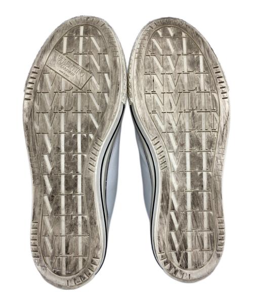 VALENTINO（ヴァレンティノ）VALENTINO (ヴァレンティノ) ロゴデザイン キャンバス ローカットスニーカー ホワイト サイズ:41の古着・服飾アイテム
