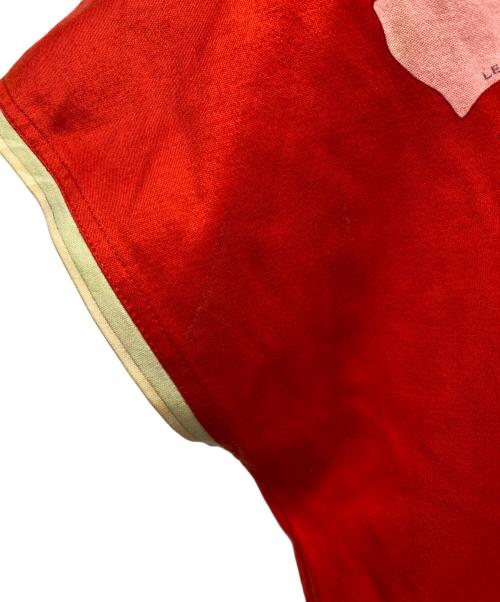 LEONARD（レオナール）LEONARD (レオナール) 肩パッド入り総柄カットソー レッド サイズ:Ｍの古着・服飾アイテム