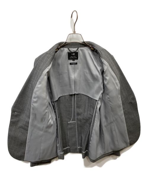 23区（ニジュウサンク）23区 (ニジュウサンク) ストライプセットアップ グレー サイズ:44の古着・服飾アイテム