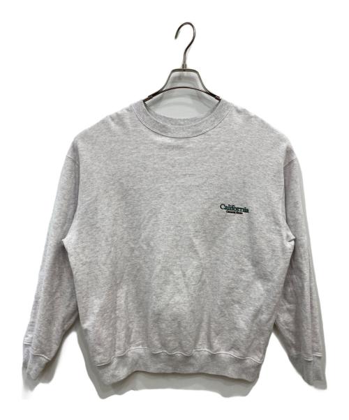 CGS（カリフォルニア ジェネラルストア）CGS (カリフォルニア ジェネラルストア) オーガニックコットンクルーネックスウェット グレー サイズ:sの古着・服飾アイテム