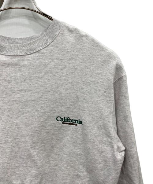 CGS（カリフォルニア ジェネラルストア）CGS (カリフォルニア ジェネラルストア) オーガニックコットンクルーネックスウェット グレー サイズ:sの古着・服飾アイテム
