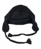 TIGHTBOOTHタイトブース）の古着「フライトニットビーニー」｜ブラック