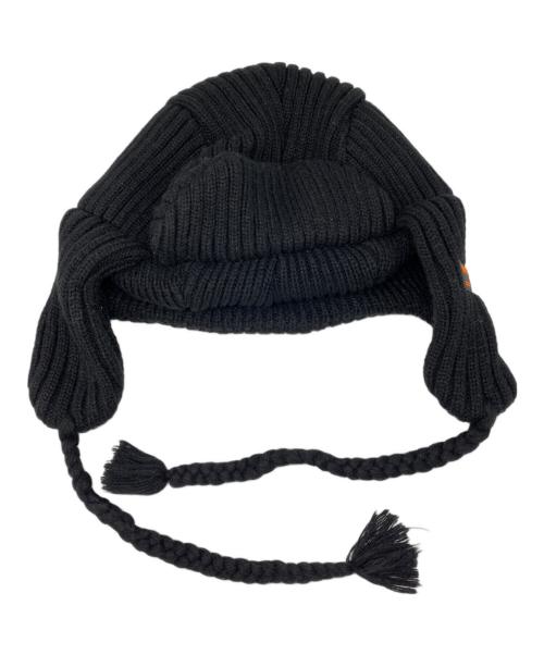 TIGHTBOOTH（タイトブース）TIGHTBOOTH (タイトブース) フライトニットビーニー ブラックの古着・服飾アイテム