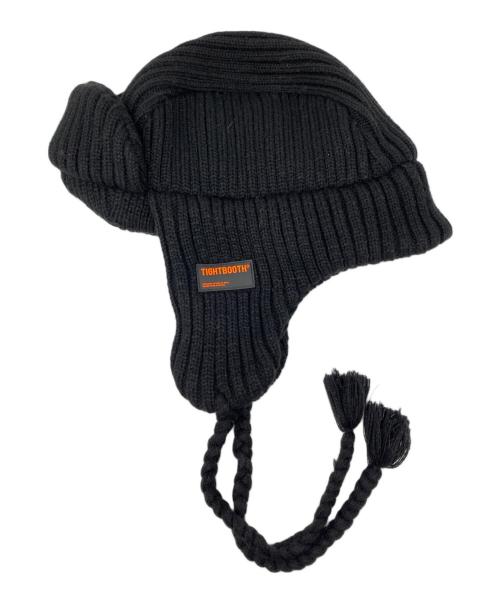 TIGHTBOOTH（タイトブース）TIGHTBOOTH (タイトブース) フライトニットビーニー ブラックの古着・服飾アイテム