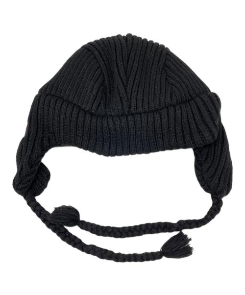 TIGHTBOOTH（タイトブース）TIGHTBOOTH (タイトブース) フライトニットビーニー ブラックの古着・服飾アイテム