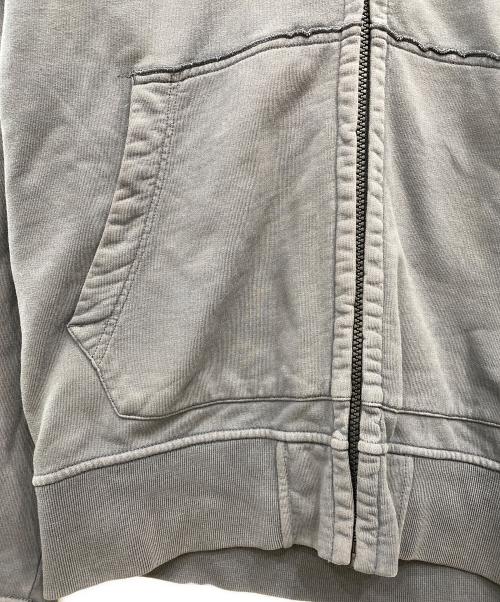 STONE ISLAND（ストーンアイランド）STONE ISLAND (ストーンアイランド) ZIPUP SWEAT HOODIE グレー サイズ:Ｍの古着・服飾アイテム
