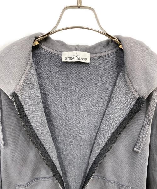 STONE ISLAND（ストーンアイランド）STONE ISLAND (ストーンアイランド) ZIPUP SWEAT HOODIE グレー サイズ:Ｍの古着・服飾アイテム
