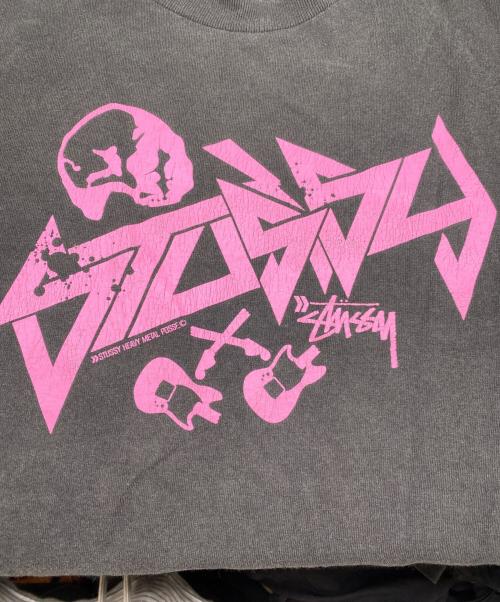 stussy（ステューシー）stussy (ステューシー) プリントTシャツ ブラック サイズ:Ｓの古着・服飾アイテム