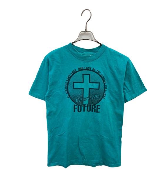 ONEITA（オニータ）ONEITA (オニータ) ヴィンテージTシャツ ブルー サイズ:Ｌの古着・服飾アイテム