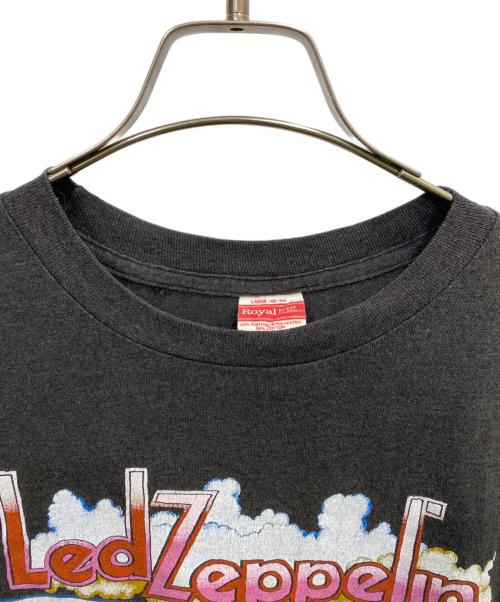 ROYAL（ロイヤル）ROYAL (ロイヤル) ヴィンテージTシャツ ブラック サイズ:Ｌの古着・服飾アイテム