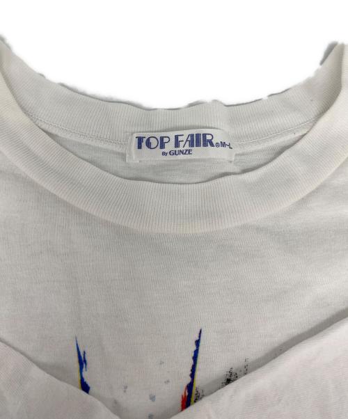 TOP FAIR by GUNZE（グンゼ）TOP FAIR by GUNZE (グンゼ) ヴィンテージTシャツ ホワイト サイズ:Mの古着・服飾アイテム