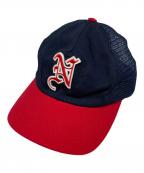 Noahノア）の古着「キャップ」｜レッド×ネイビー