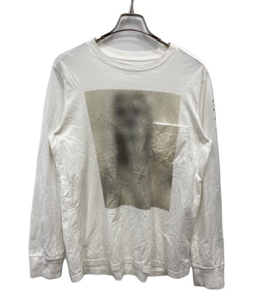 TAKAHIROMIYASHITA TheSoloIst.（タカヒロミヤシタ ザソロイスト）TAKAHIROMIYASHITA TheSoloIst. (タカヒロミヤシタ ザソロイスト) ロングスリーブカットソー ホワイト サイズ:46の古着・服飾アイテム