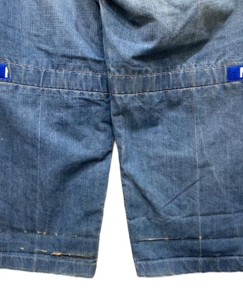 MARITHE+FRANCOIS GIRBAUD（マリテフランソワジルボー）MARITHE+FRANCOIS GIRBAUD (マリテフランソワジルボー) スーパーワイドデニムパンツ ブルー サイズ:44Mの古着・服飾アイテム