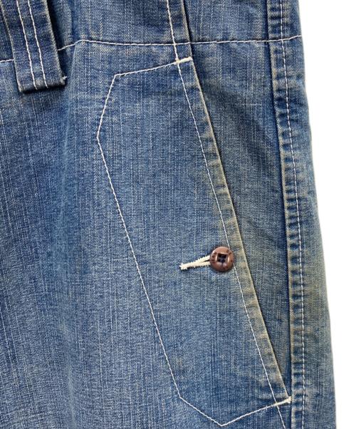 MARITHE+FRANCOIS GIRBAUD（マリテフランソワジルボー）MARITHE+FRANCOIS GIRBAUD (マリテフランソワジルボー) スーパーワイドデニムパンツ ブルー サイズ:44Mの古着・服飾アイテム