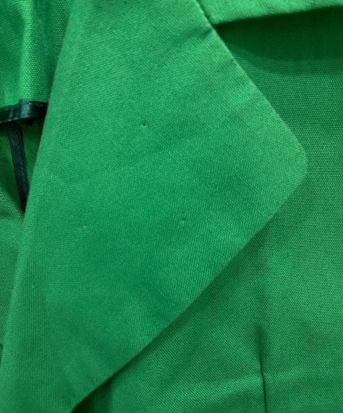 masu（エムエーエスユー）masu (エムエーエスユー) HALF SLEEVE COTTON JACKET グリーン サイズ:46の古着・服飾アイテム