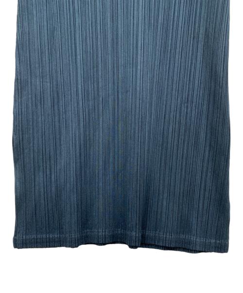 PLEATS PLEASE（プリーツプリーズ）PLEATS PLEASE (プリーツプリーズ) ノースリーブプリーツブラウス ネイビー サイズ:3の古着・服飾アイテム