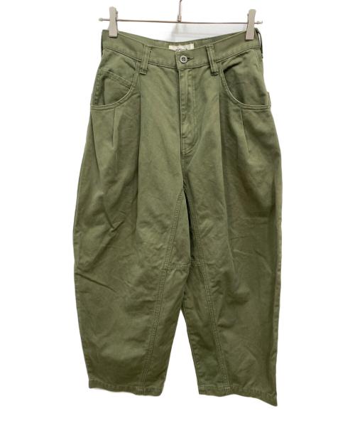ZUCCA（ズッカ）ZUCCA (ズッカ) ワイドタックパンツ カーキ サイズ:Sの古着・服飾アイテム