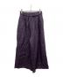 mizuiro-ind（ミズイロインド）の古着「リネンボリュームイージーパンツ」｜パープル
