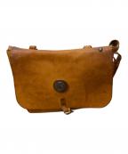 YUKETENユケテン）の古着「レザーショルダーコンチョ付きバッグ」｜ブラウン