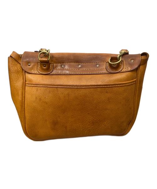 YUKETEN（ユケテン）YUKETEN (ユケテン) レザーショルダーコンチョ付きバッグ ブラウンの古着・服飾アイテム