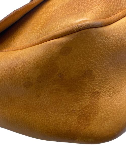 YUKETEN（ユケテン）YUKETEN (ユケテン) レザーショルダーコンチョ付きバッグ ブラウンの古着・服飾アイテム