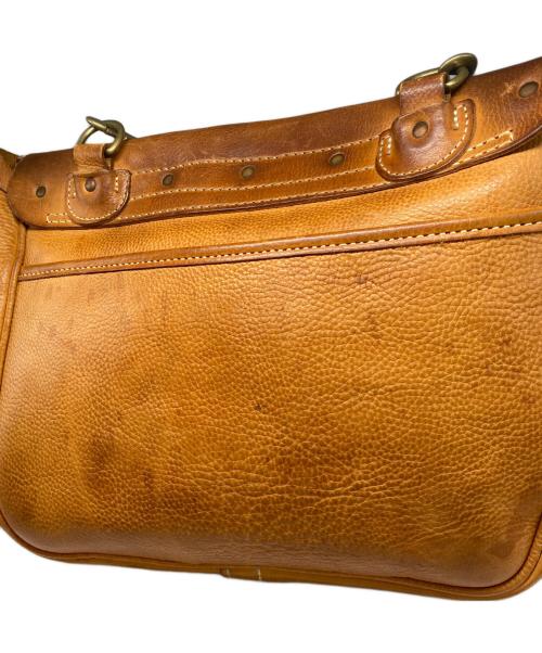 YUKETEN（ユケテン）YUKETEN (ユケテン) レザーショルダーコンチョ付きバッグ ブラウンの古着・服飾アイテム