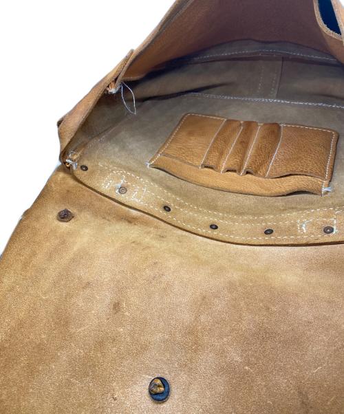 YUKETEN（ユケテン）YUKETEN (ユケテン) レザーショルダーコンチョ付きバッグ ブラウンの古着・服飾アイテム