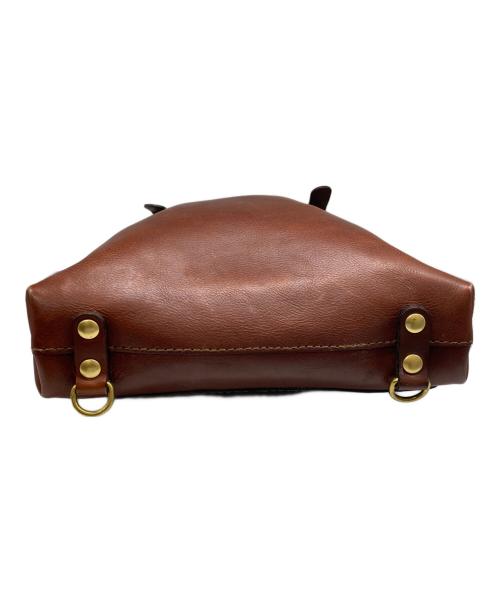 Herz（ヘルツ）Herz (ヘルツ) レザーバッグ ブラウンの古着・服飾アイテム