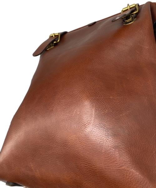 Herz（ヘルツ）Herz (ヘルツ) レザーバッグ ブラウンの古着・服飾アイテム