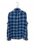 RALPH LAUREN (ラルフローレン) ボックスチェックシャツ ブルー×ネイビー サイズ:M：4000円